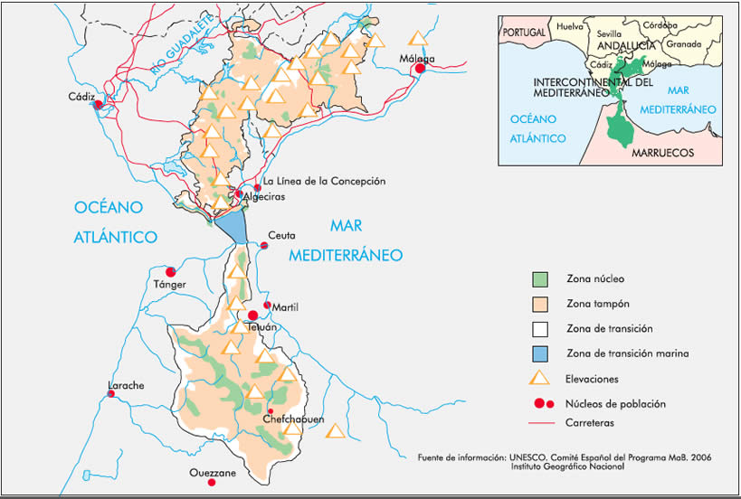 Plano de Ubicación Intercontinental del Mediterraneo