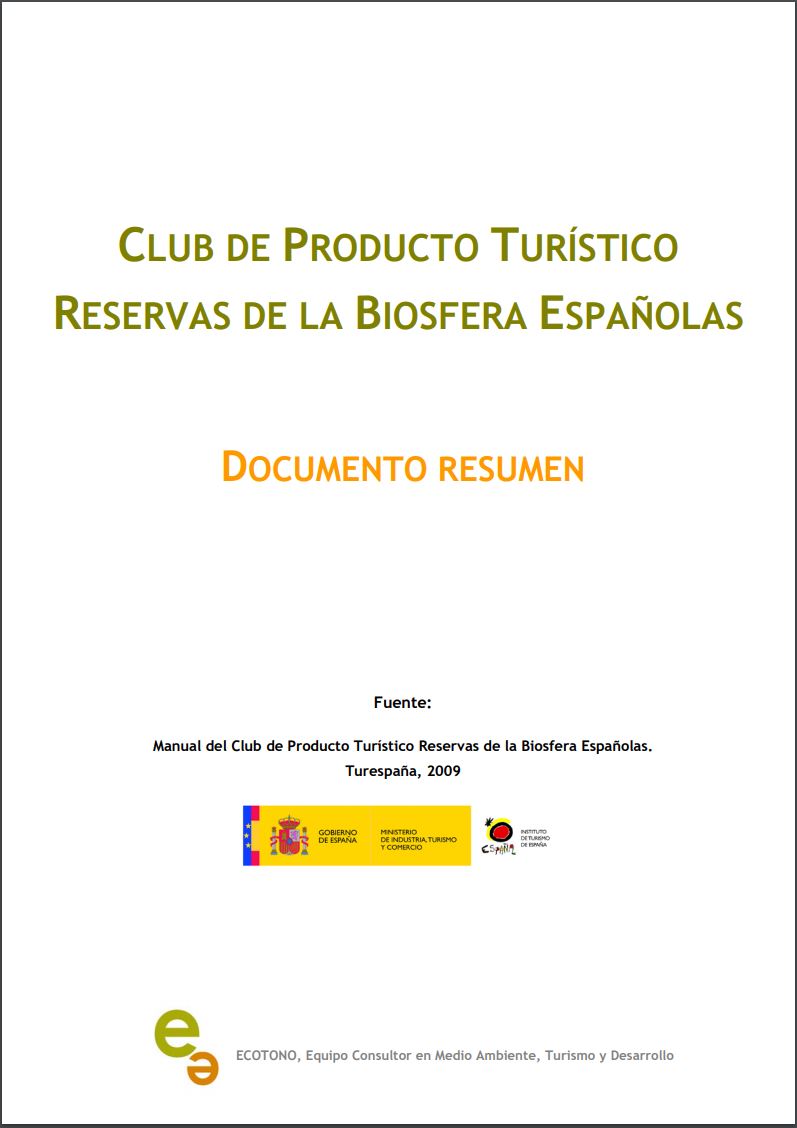 Manual Club Producto Turístico de la RERB