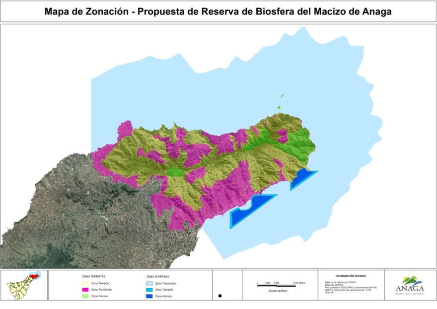 Mapa Macizo de Anaga